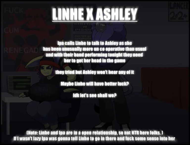 Linhe X Ashley: working things out porn comic picture 1