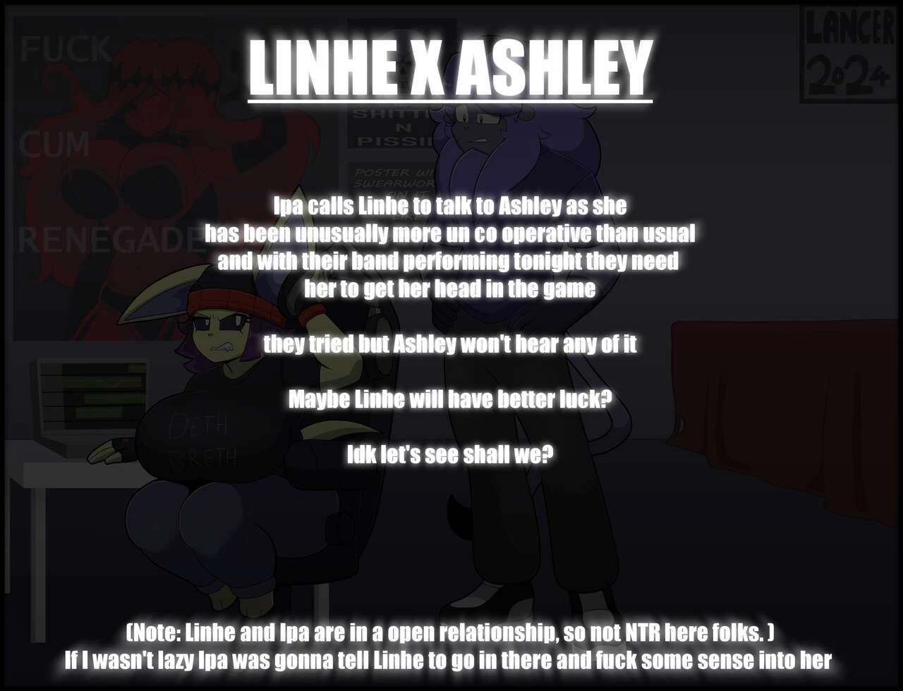 Linhe X Ashley: working things out porn comic picture 1