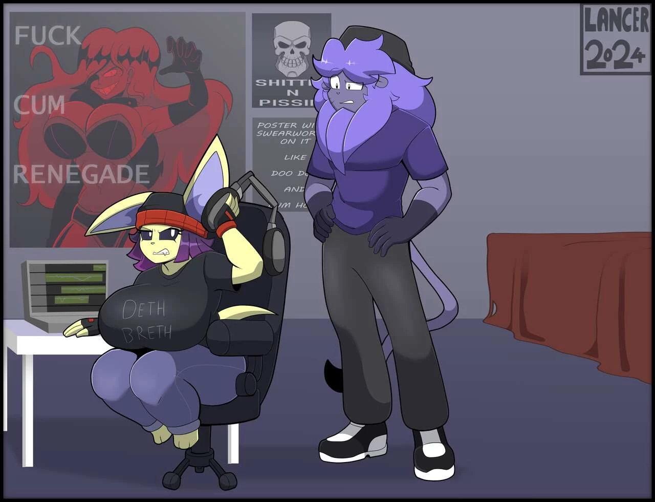 Linhe X Ashley: working things out porn comic picture 2