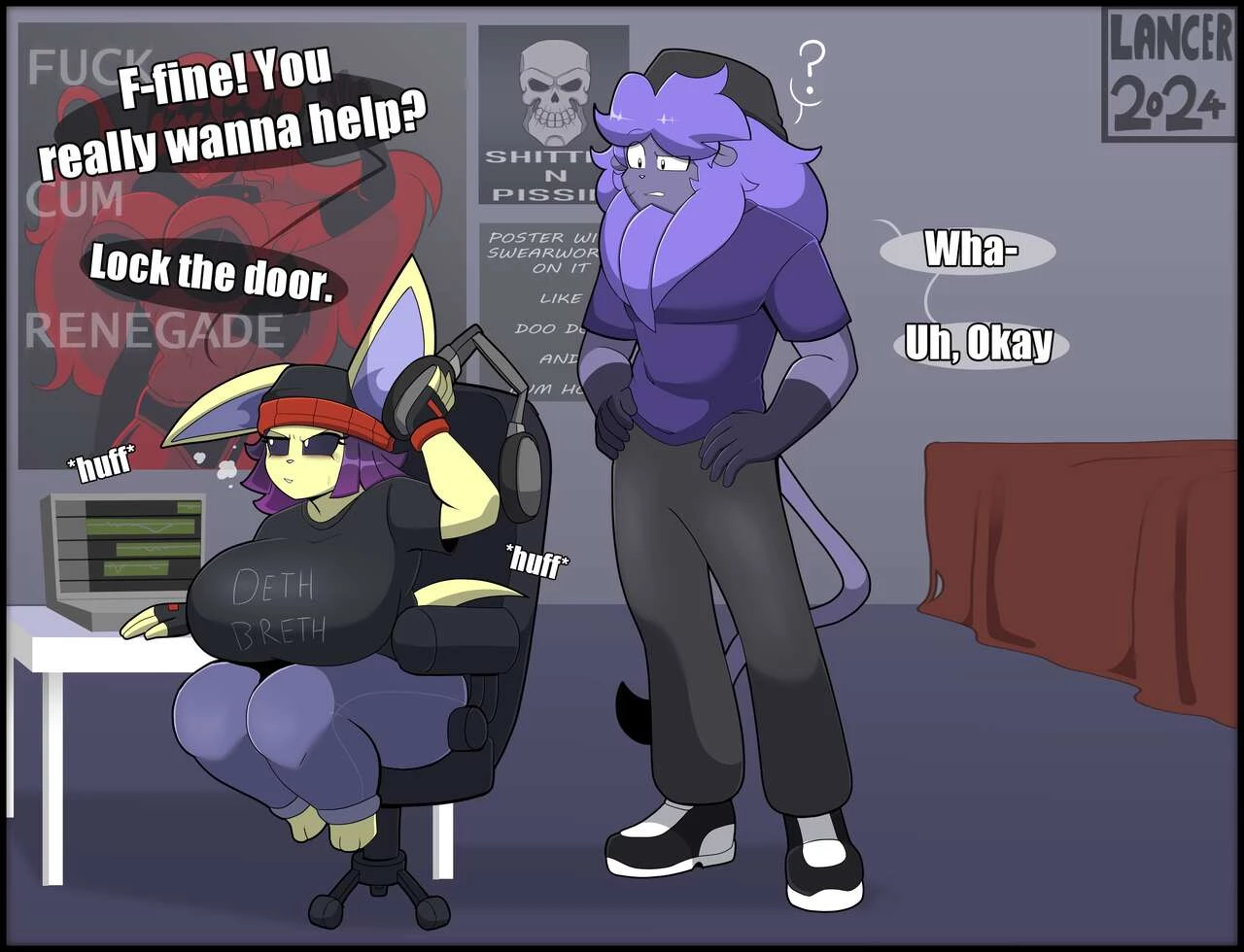 Linhe X Ashley: working things out porn comic picture 4