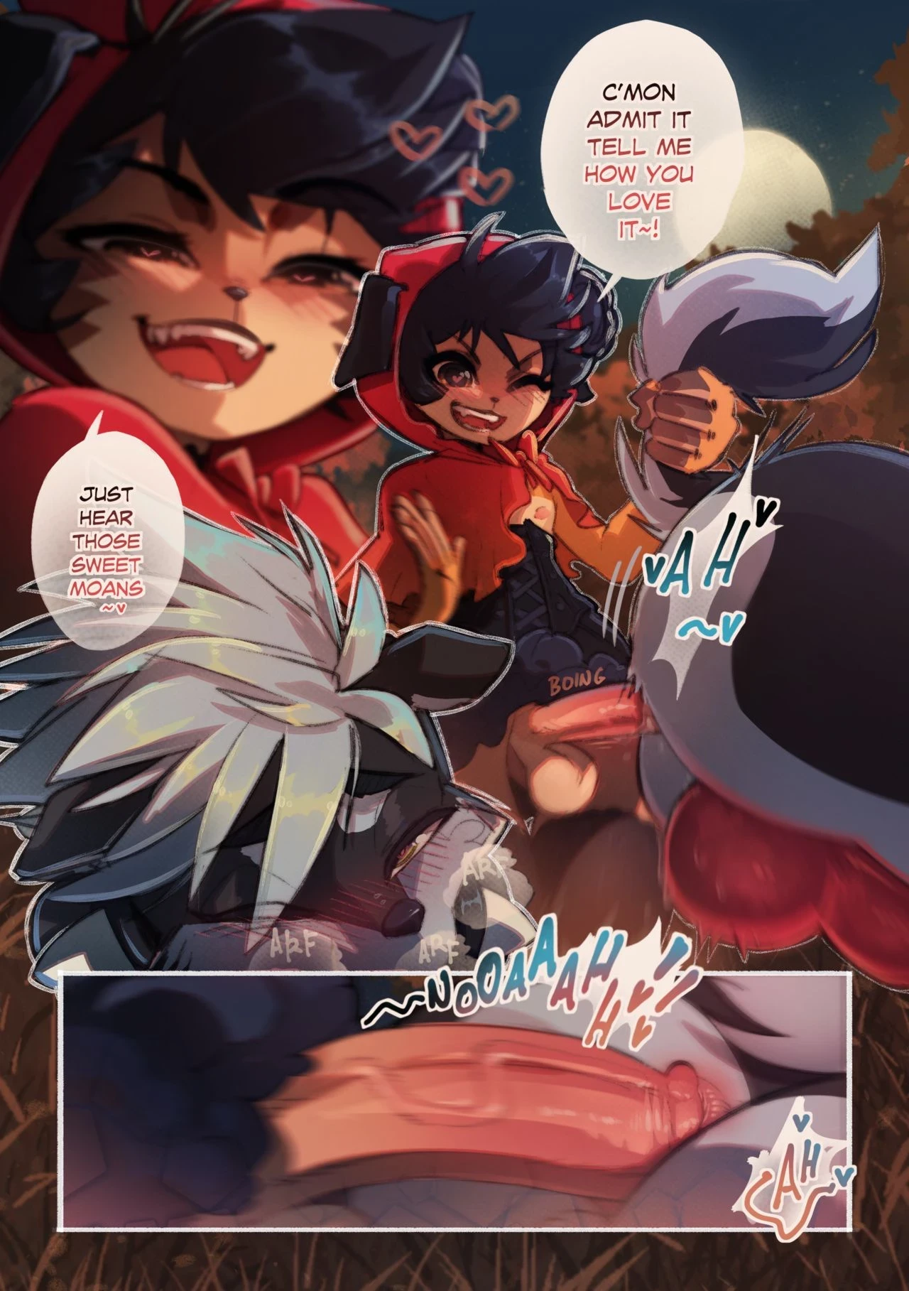 Little Red (1 + 2) porn comic picture 45