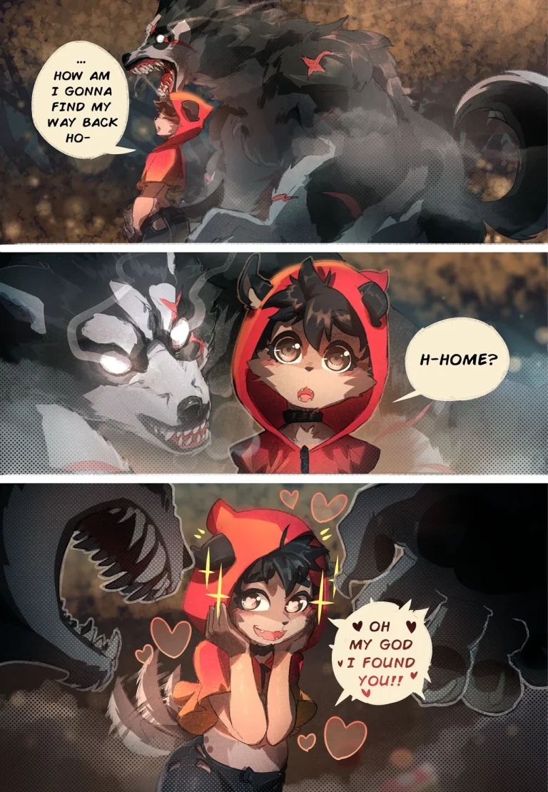 Little Red (1 + 2) porn comic picture 6