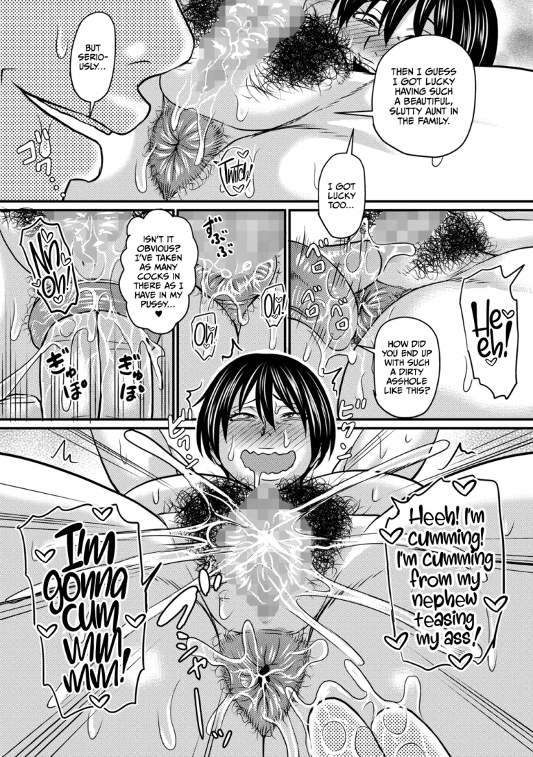 Living Alone with my Super Lewd Aunt | Dosukebe Obasan To Futari Kurashi porn comic picture 15