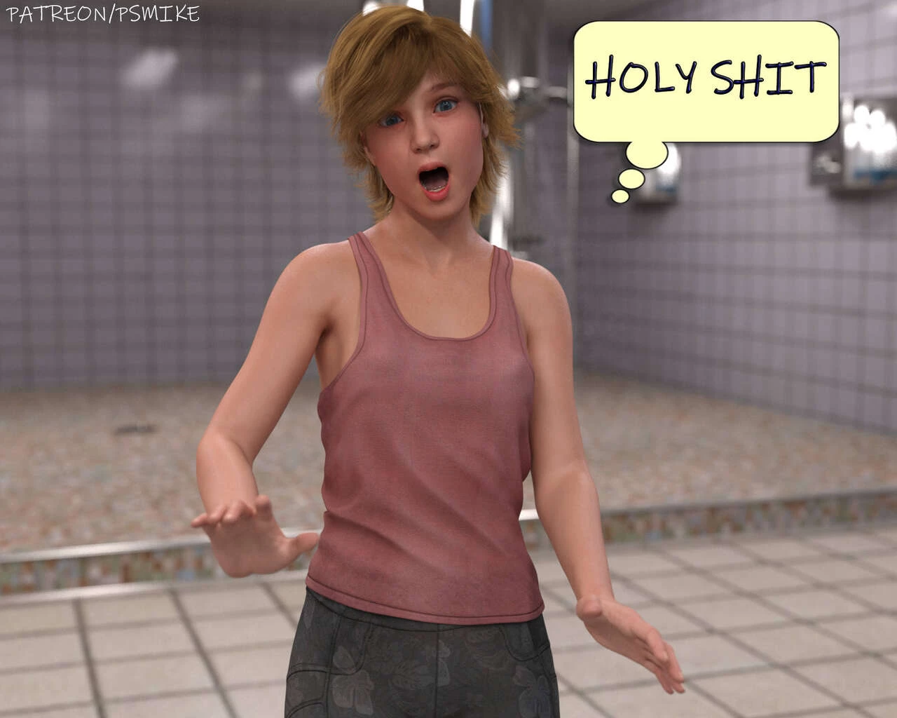Locker Room Story porn comic picture 59