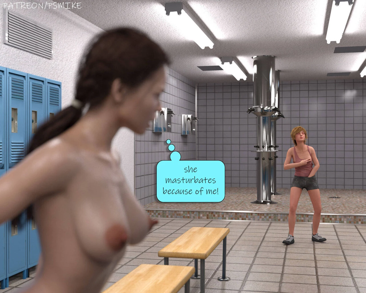 Locker Room Story porn comic picture 87