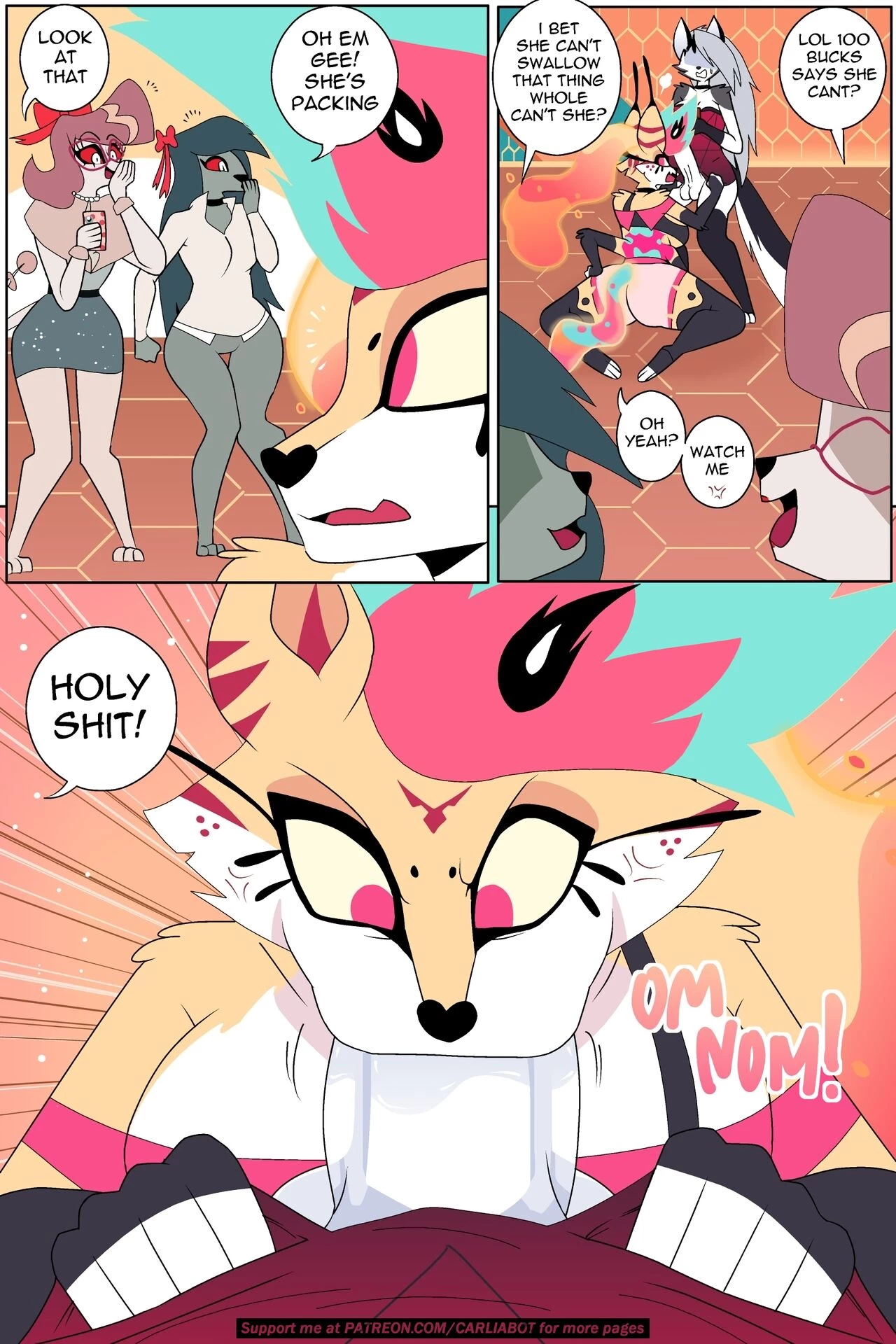 Loona x Queen Bee porn comic picture 3