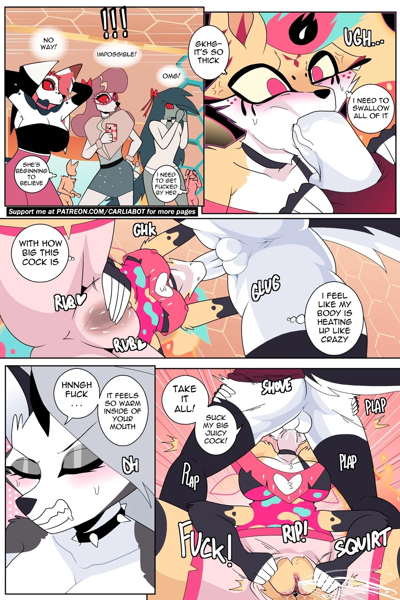 Loona x Queen Bee porn comic picture 4