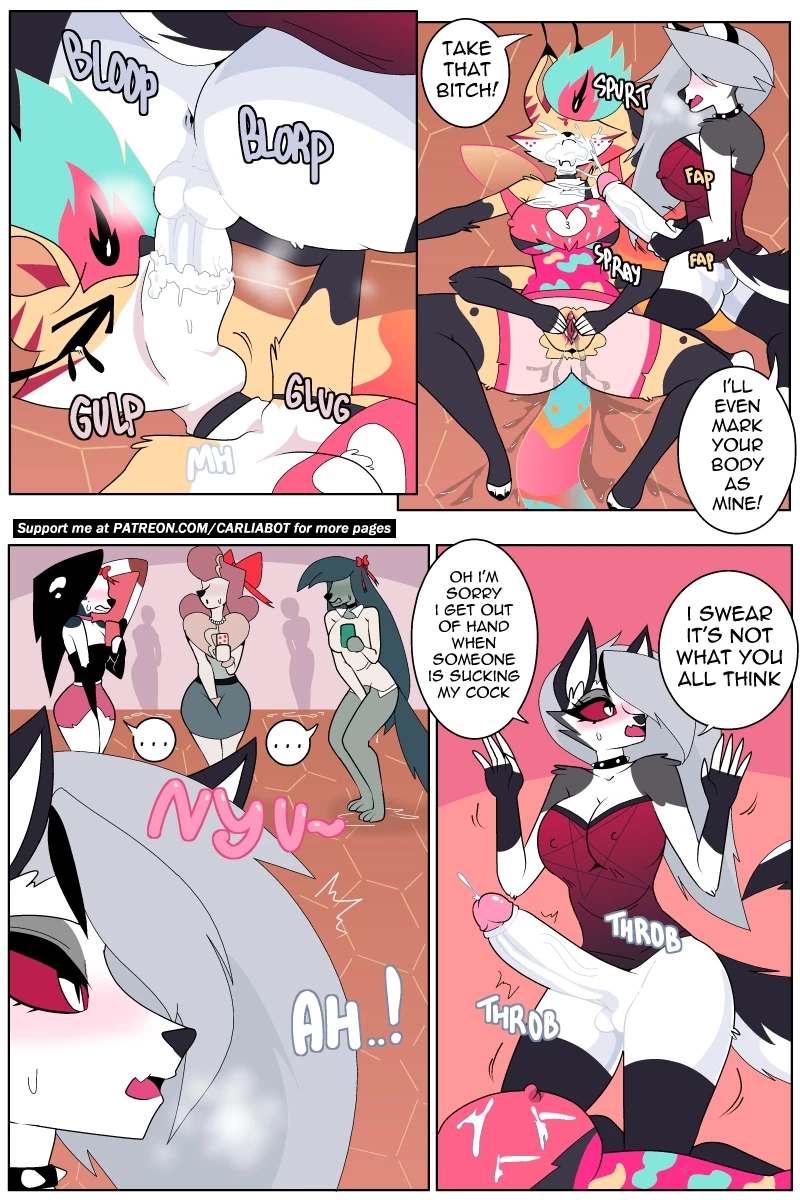 Loona x Queen Bee porn comic picture 6