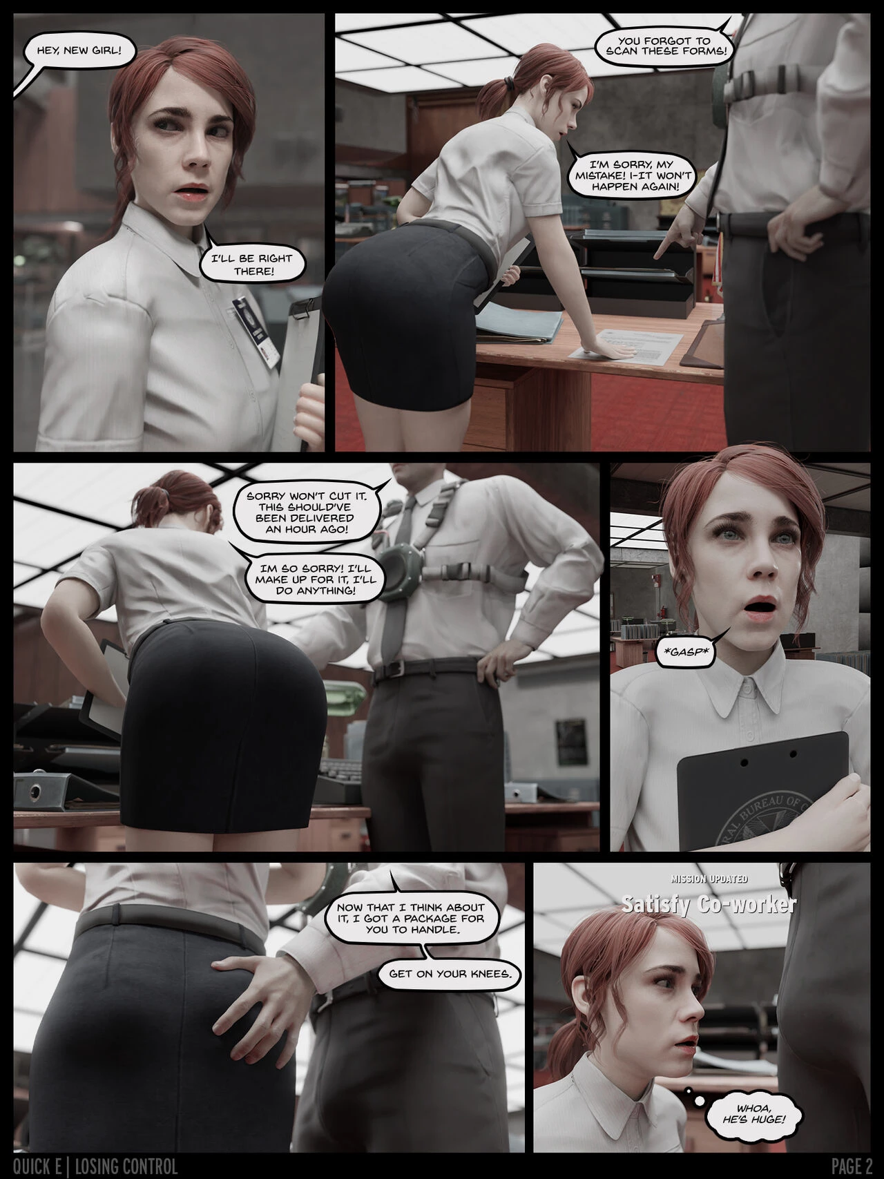 Losing Control porn comic picture 3