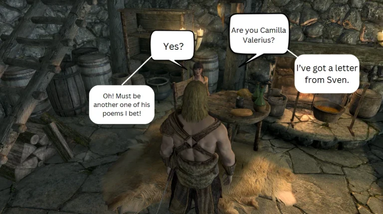 Lovely Letters - Skyrim Erotica porn comic picture 17