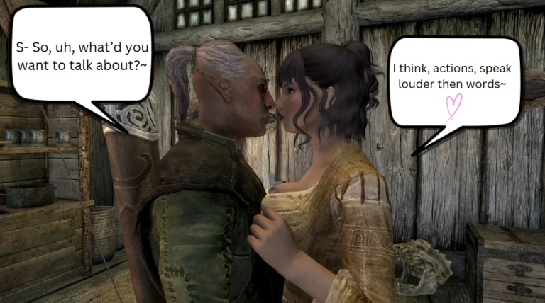 Lovely Letters - Skyrim Erotica porn comic picture 29