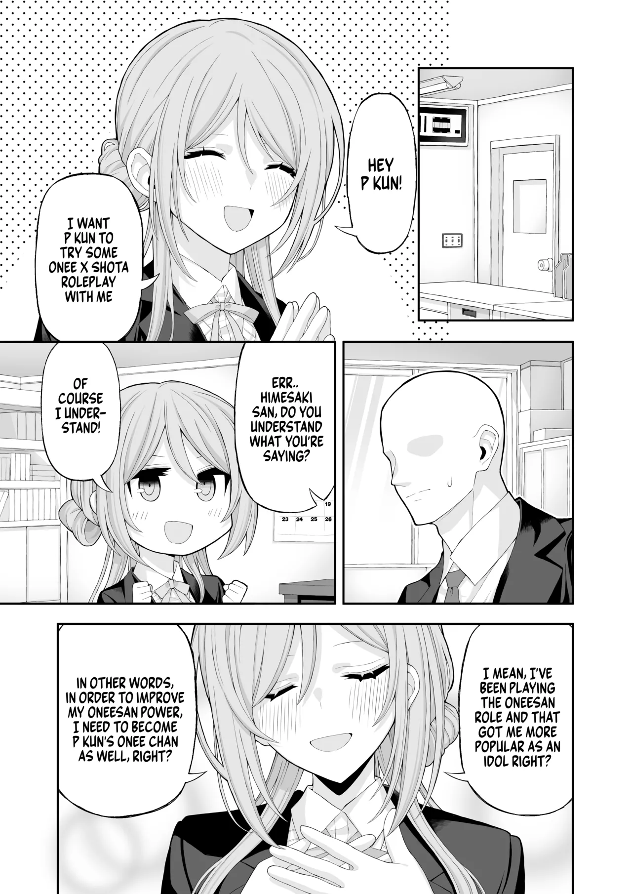 Lovey dovey sex with Big sister porn comic picture 2