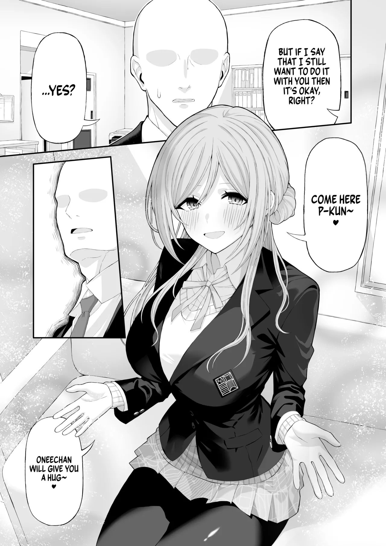 Lovey dovey sex with Big sister porn comic picture 4