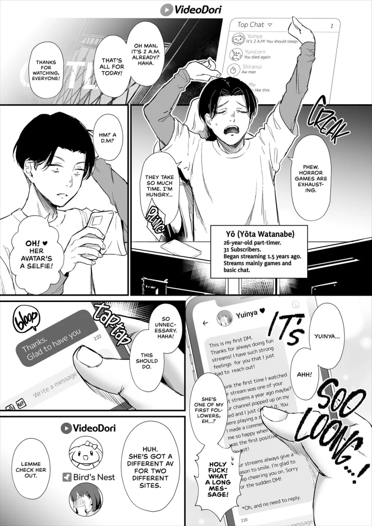 Low-Tier Streamer Rewards a Devoted Fan porn comic picture 6