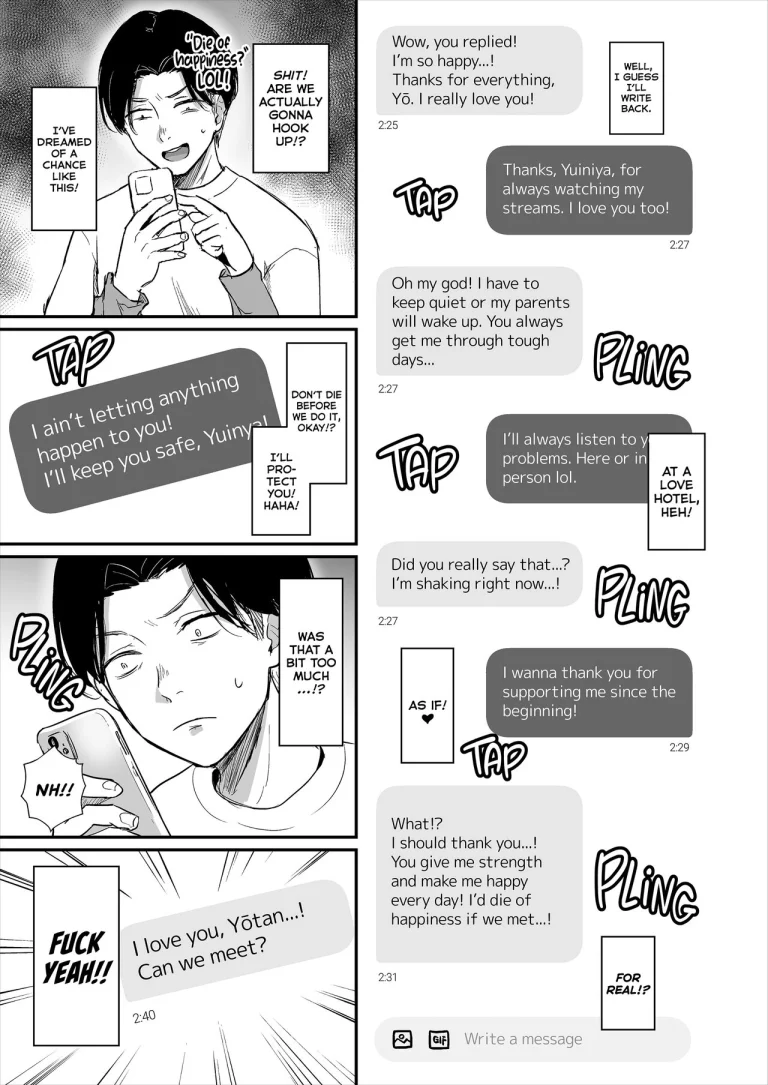 Low-Tier Streamer Rewards a Devoted Fan porn comic picture 8