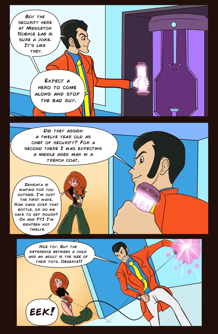 Lupin III x Kim Possible porn comic picture 2