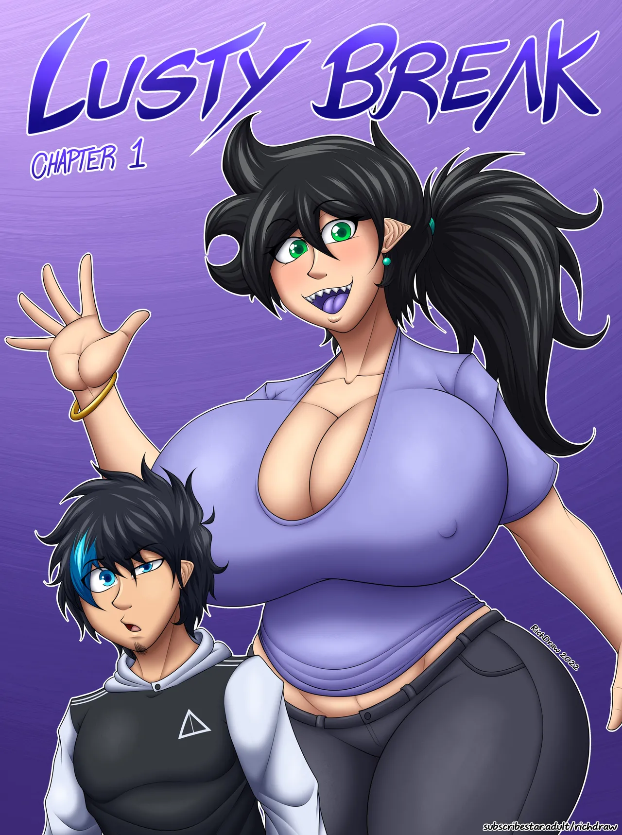 Lusty Break porn comic picture 1
