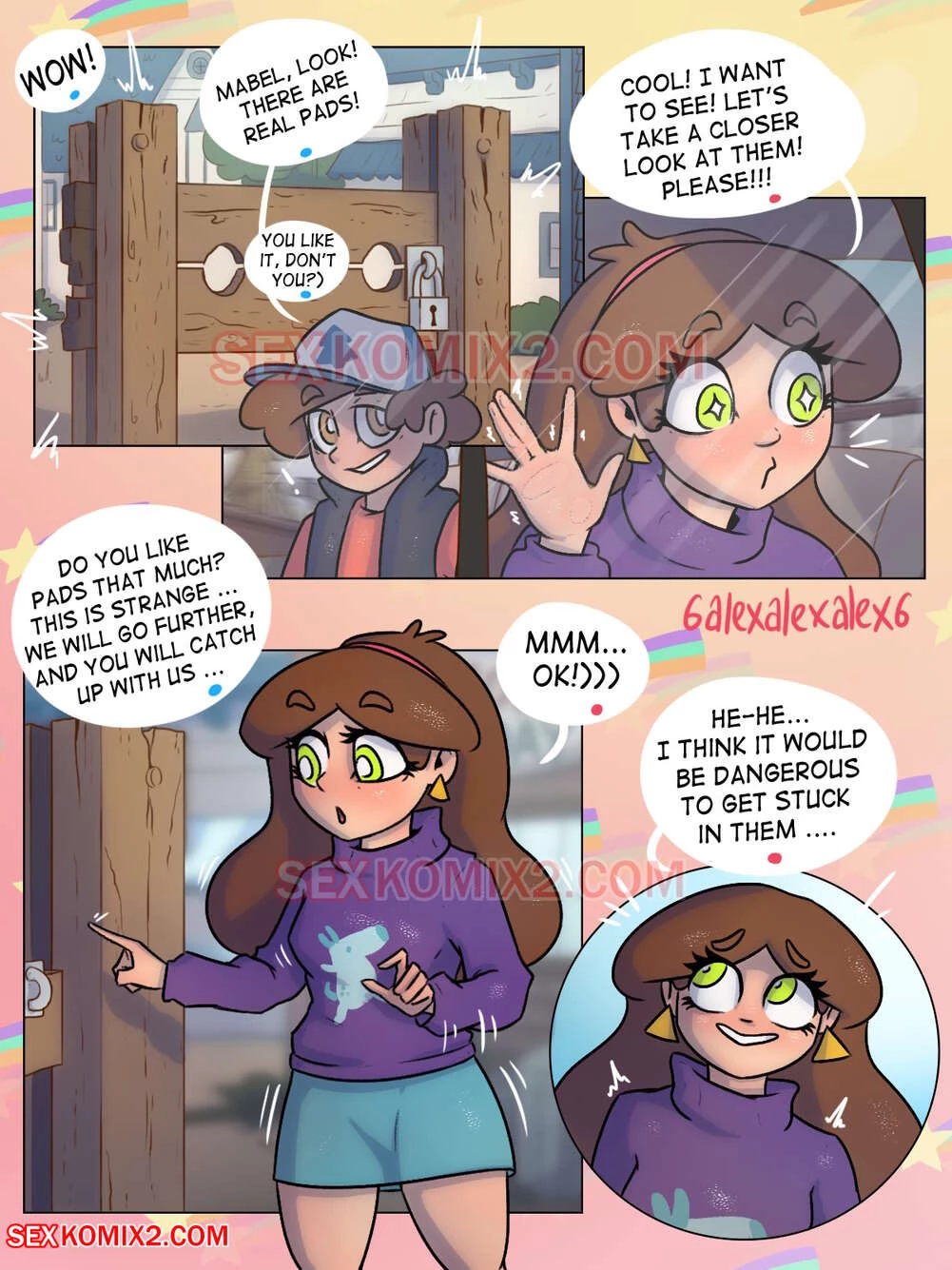 Mabels dream world porn comic picture 4