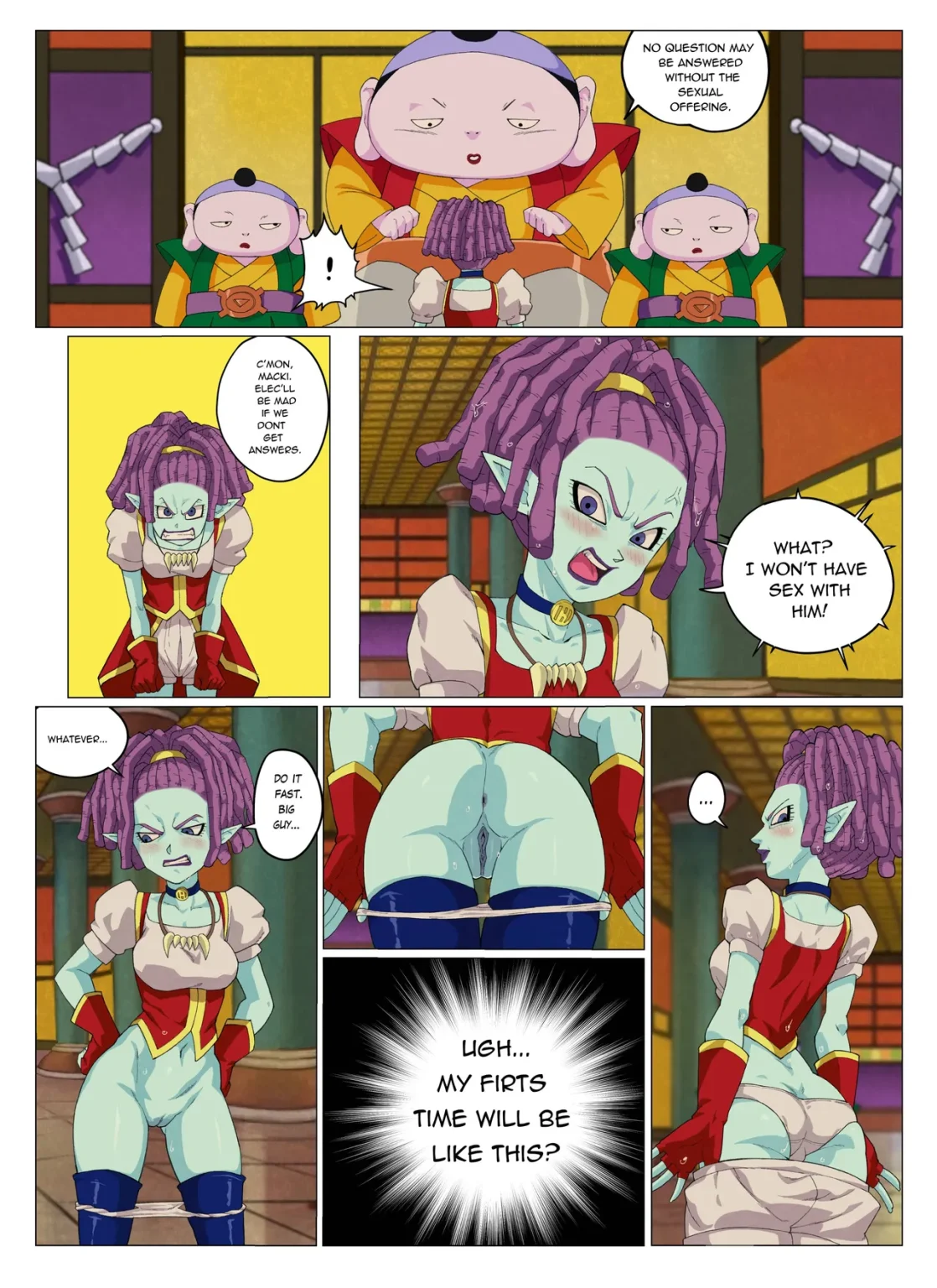 Macki's Sexual Offering porn comic picture 1