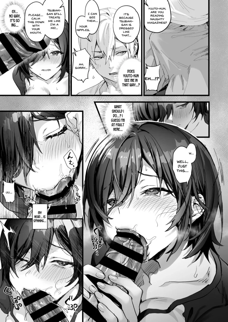 Mado no Tsubaki -Hogosha datta Hazu no Watashi wa Ima Tonari no Ko to Sukebe ni Karada o Kasaneatte Iru- porn comic picture 5