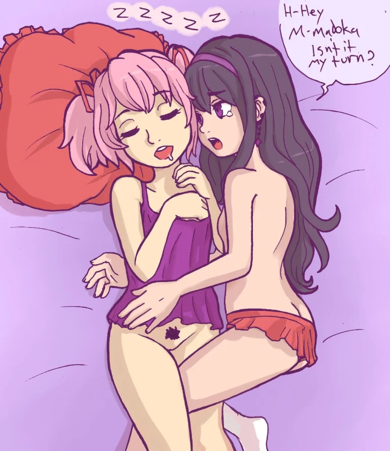 Madoka and Homura porn comic picture 10
