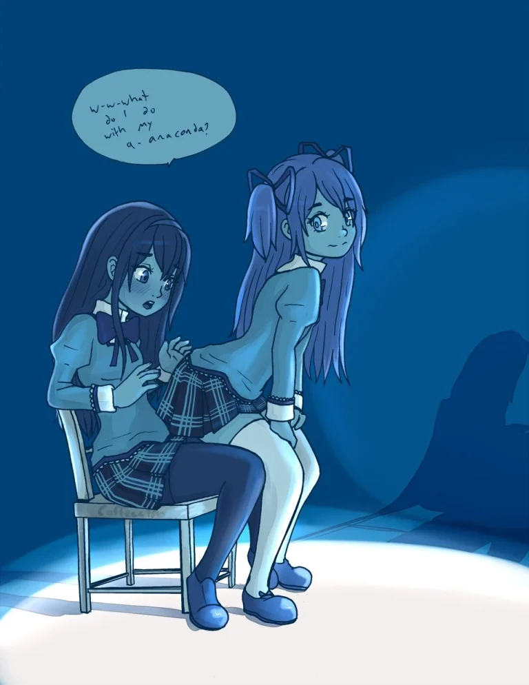 Madoka and Homura porn comic picture 18