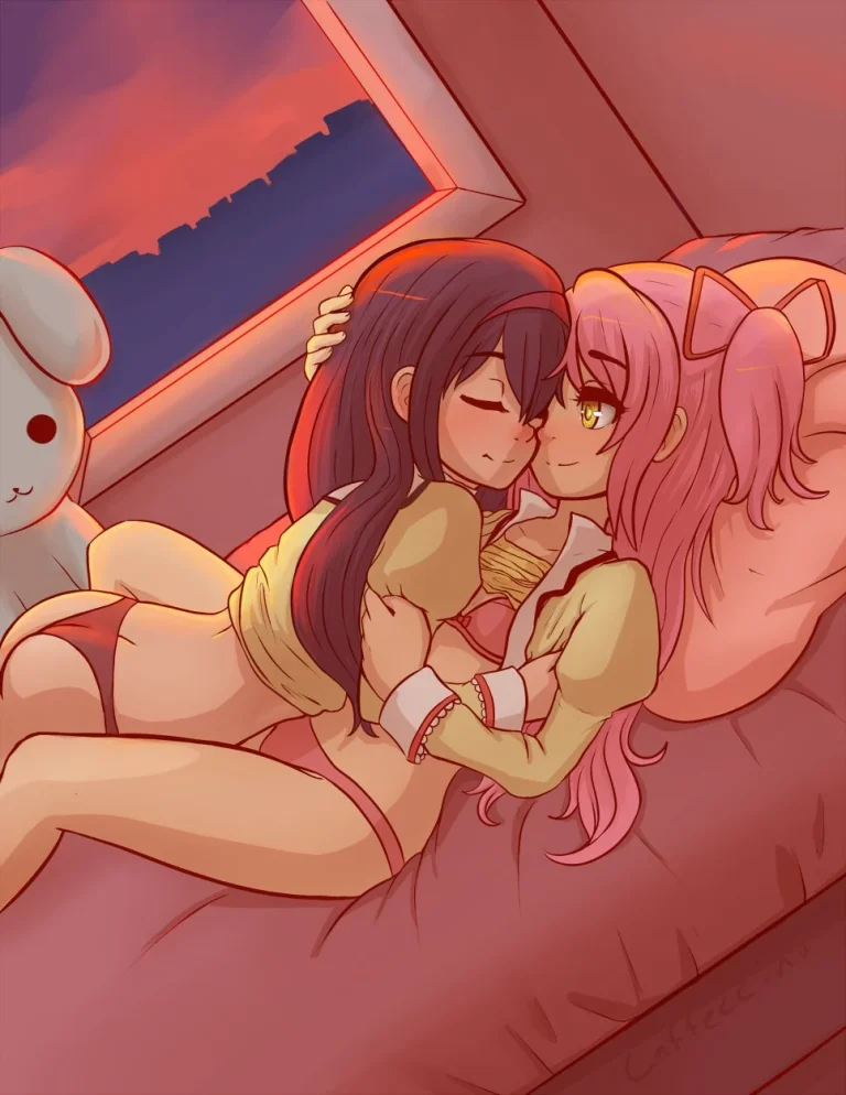 Madoka and Homura porn comic picture 19