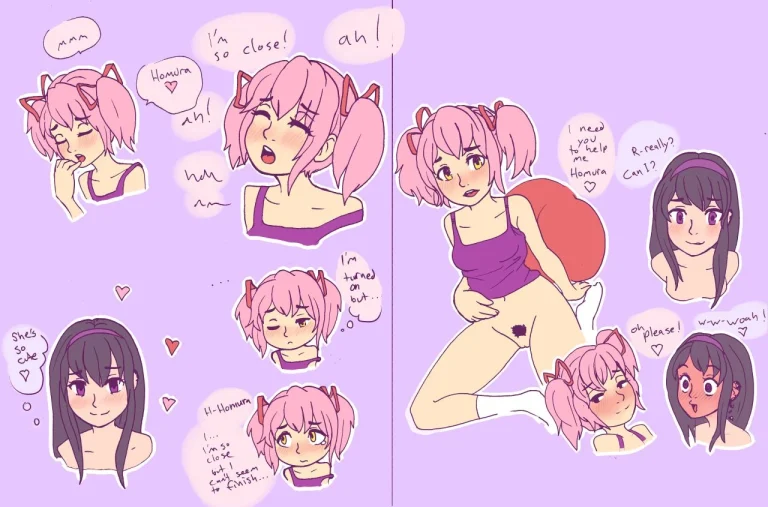 Madoka and Homura porn comic picture 2