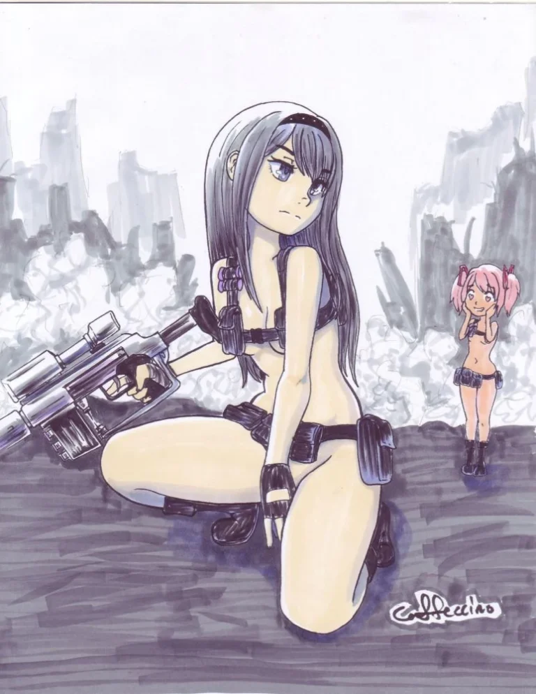 Madoka and Homura porn comic picture 20