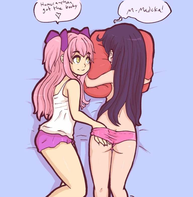 Madoka and Homura porn comic picture 28