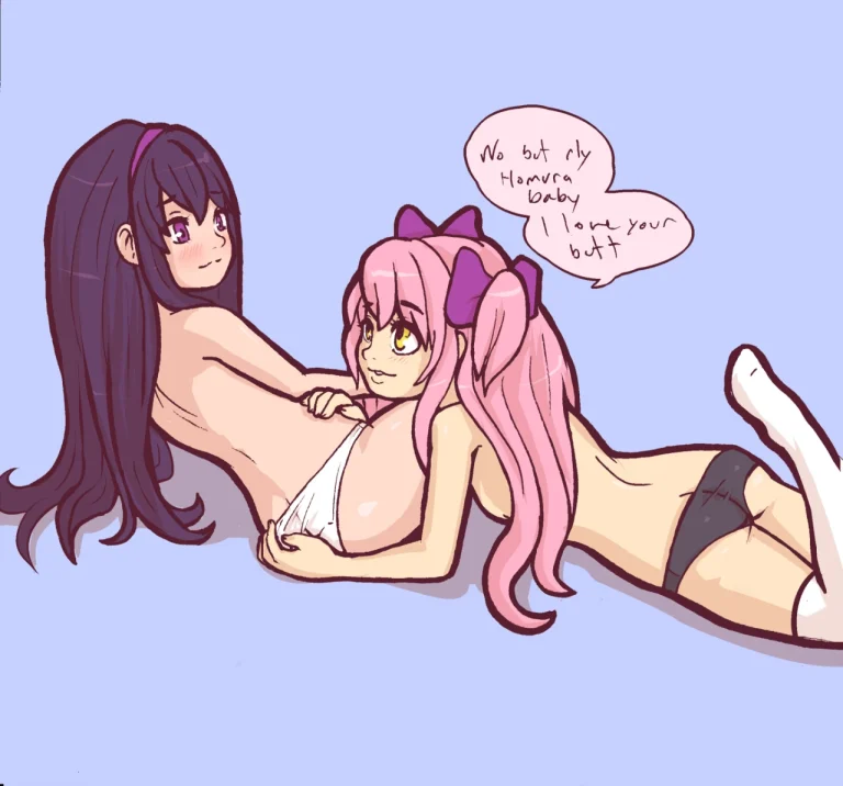 Madoka and Homura porn comic picture 29