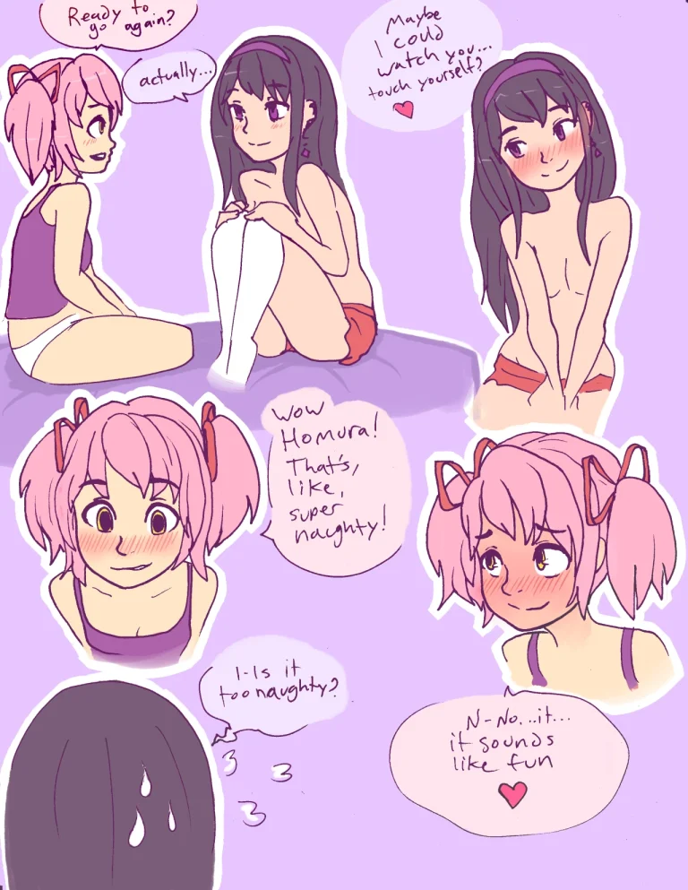 Madoka and Homura porn comic picture 3
