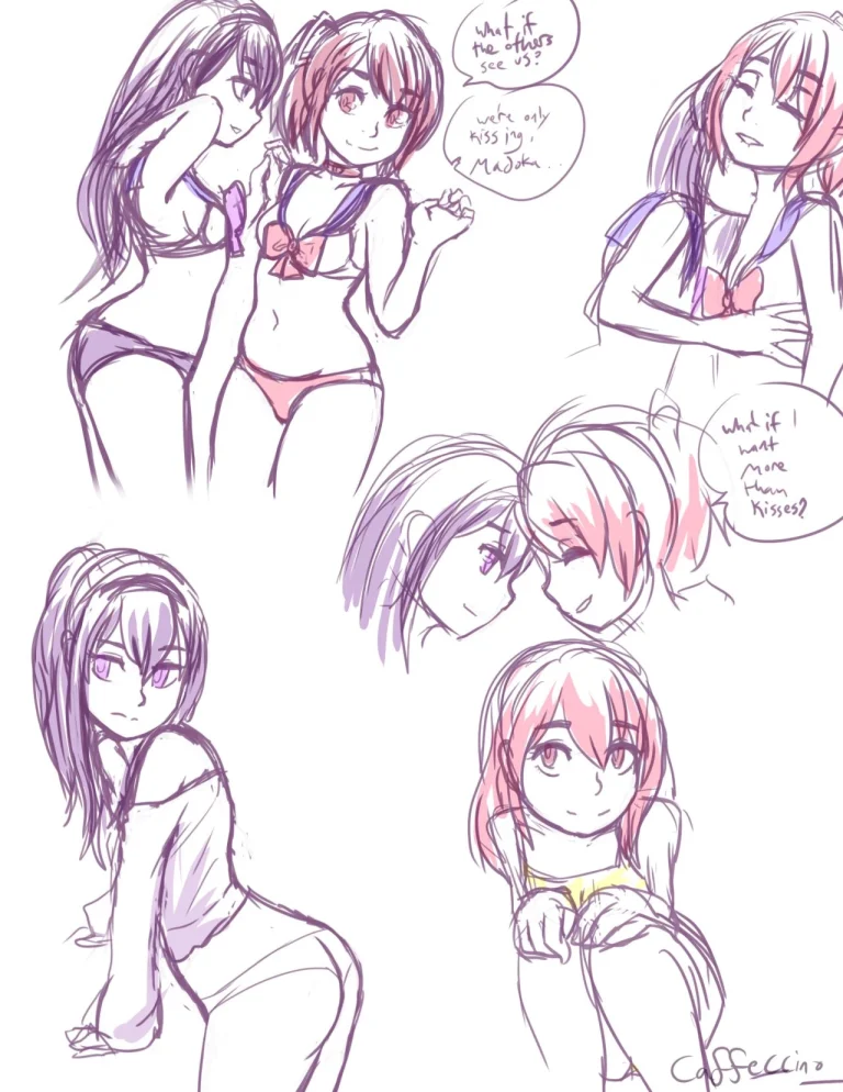 Madoka and Homura porn comic picture 37