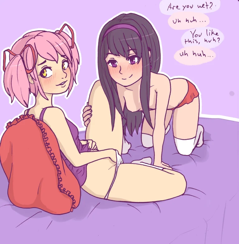 Madoka and Homura porn comic picture 4