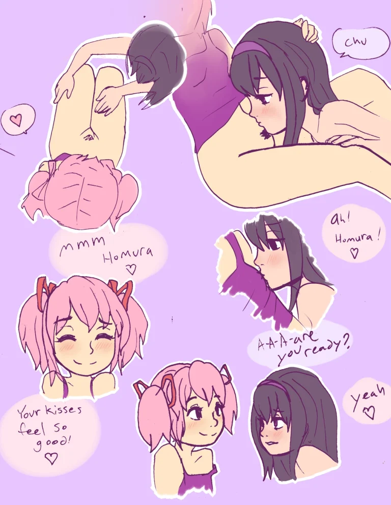Madoka and Homura porn comic picture 7
