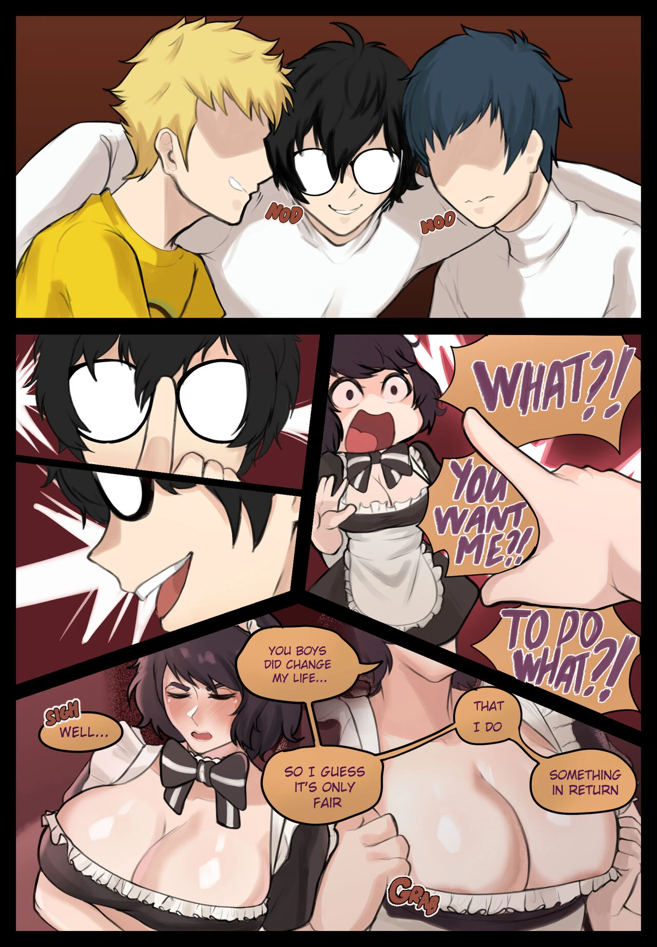 Maid For Service porn comic picture 3
