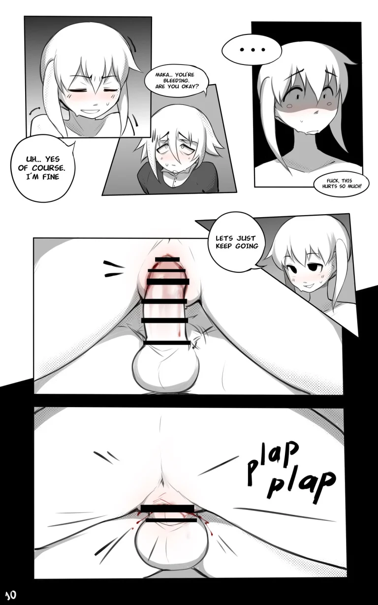 Maka x Crona porn comic picture 11