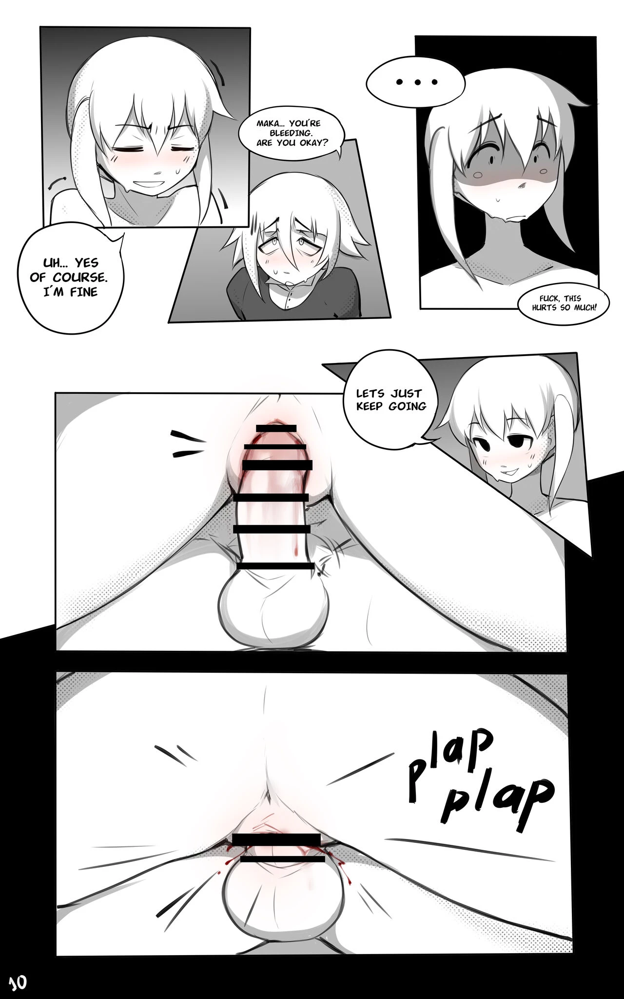 Maka x Crona porn comic picture 11