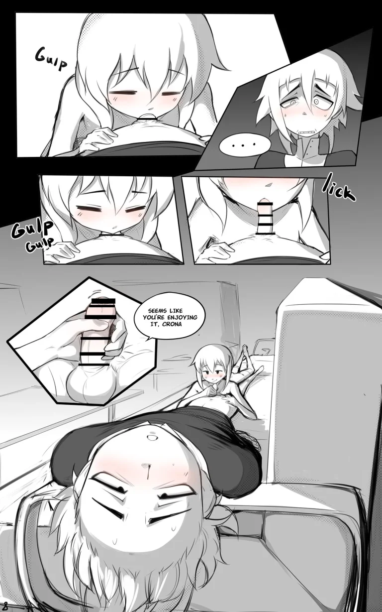 Maka x Crona porn comic picture 9