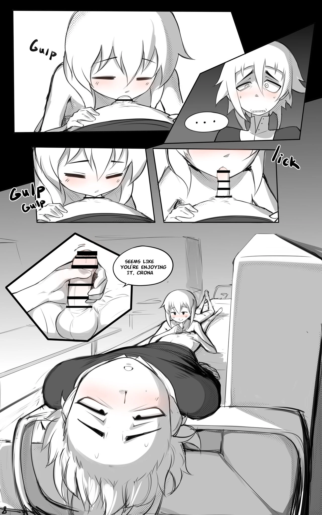 Maka x Crona porn comic picture 9