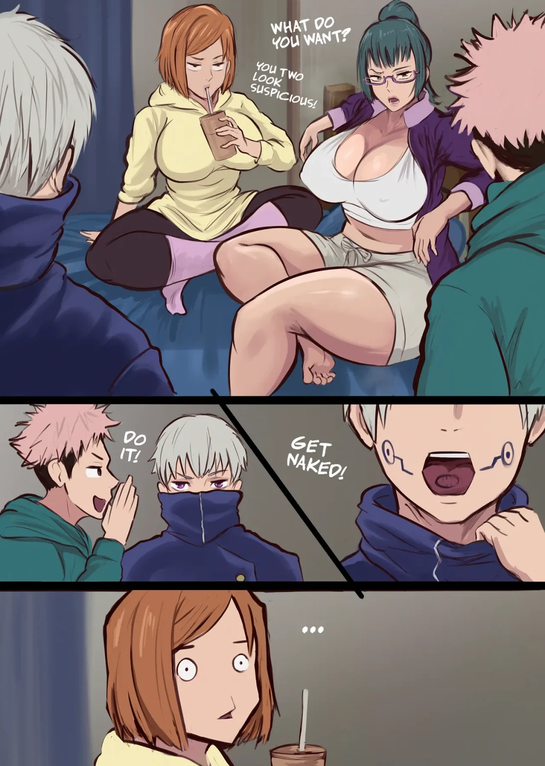 Maki Zenin x Nobara porn comic picture 1