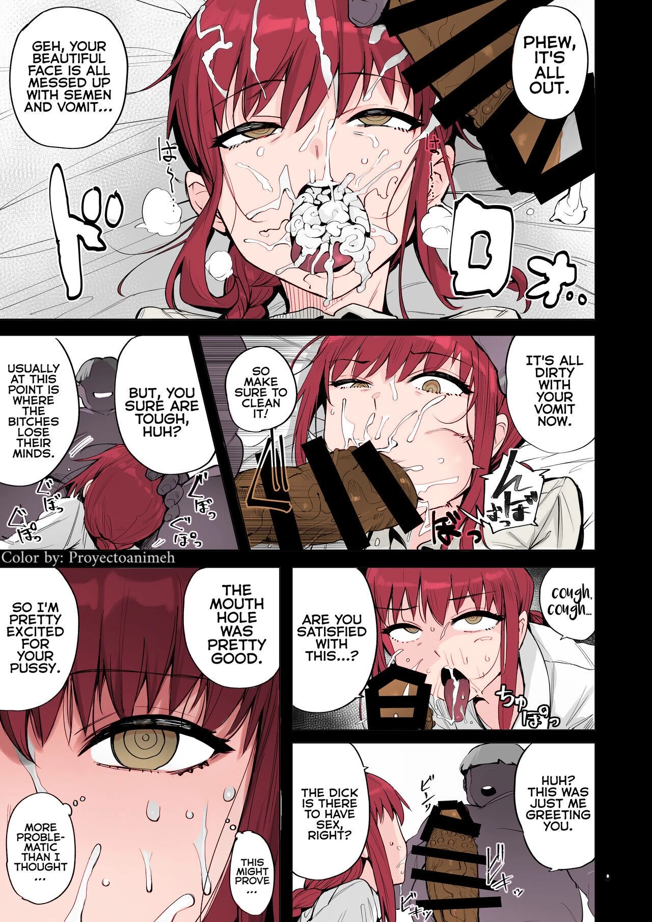 Makima VS Chinpo no Akuma [Colorized] porn comic picture 10