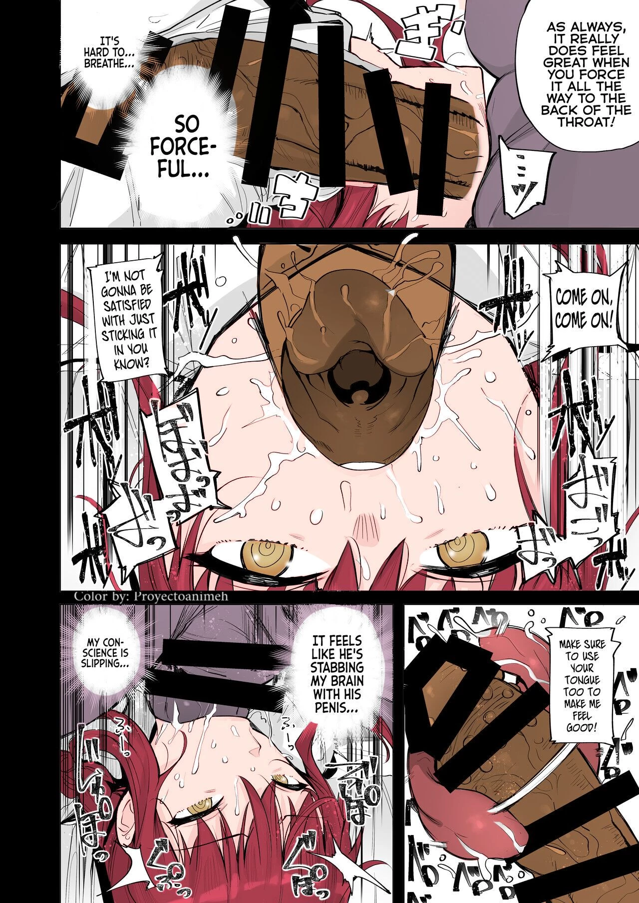 Makima VS Chinpo no Akuma [Colorized] porn comic picture 7