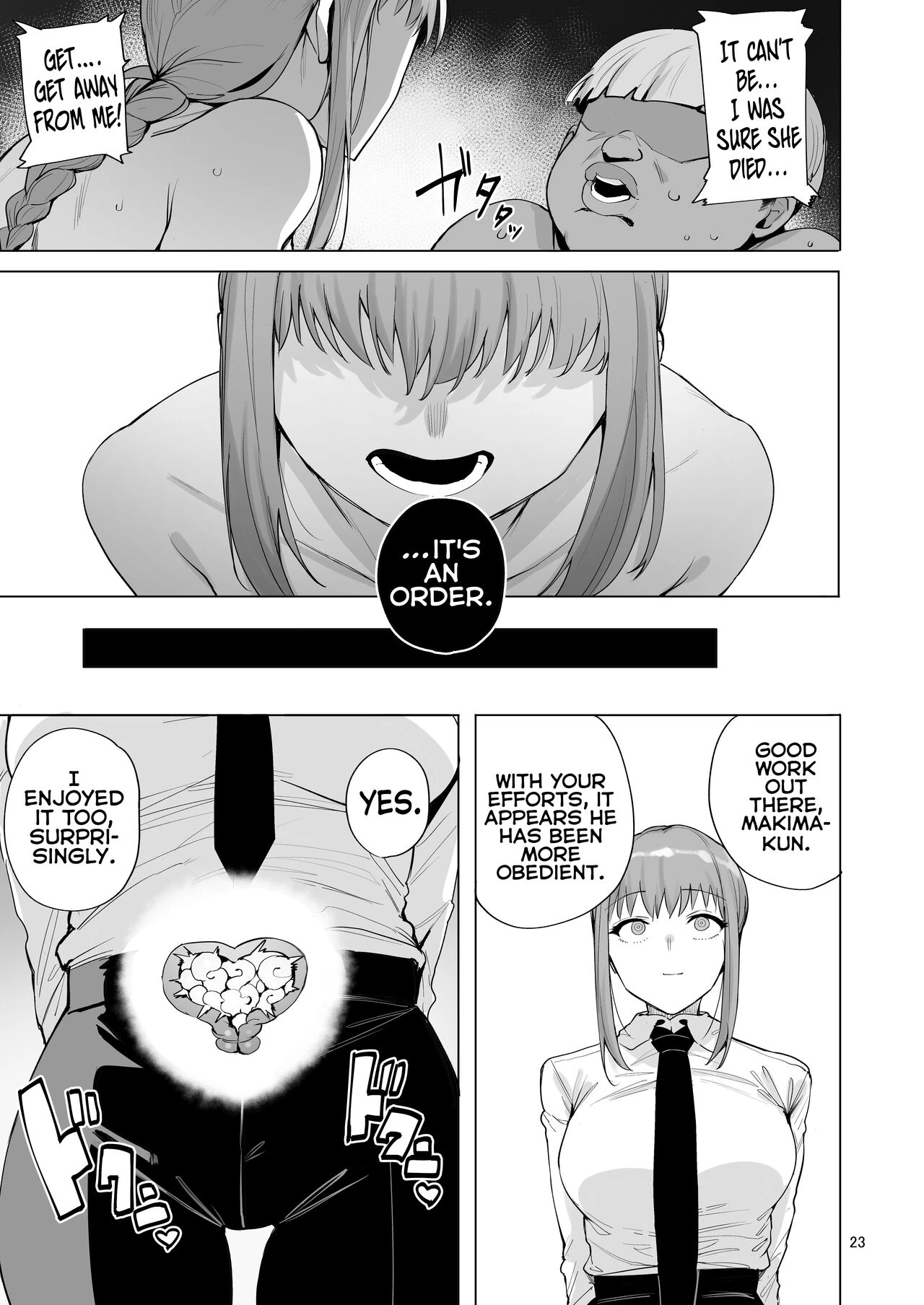 Makima VS Chinpo no Akuma porn comic picture 24