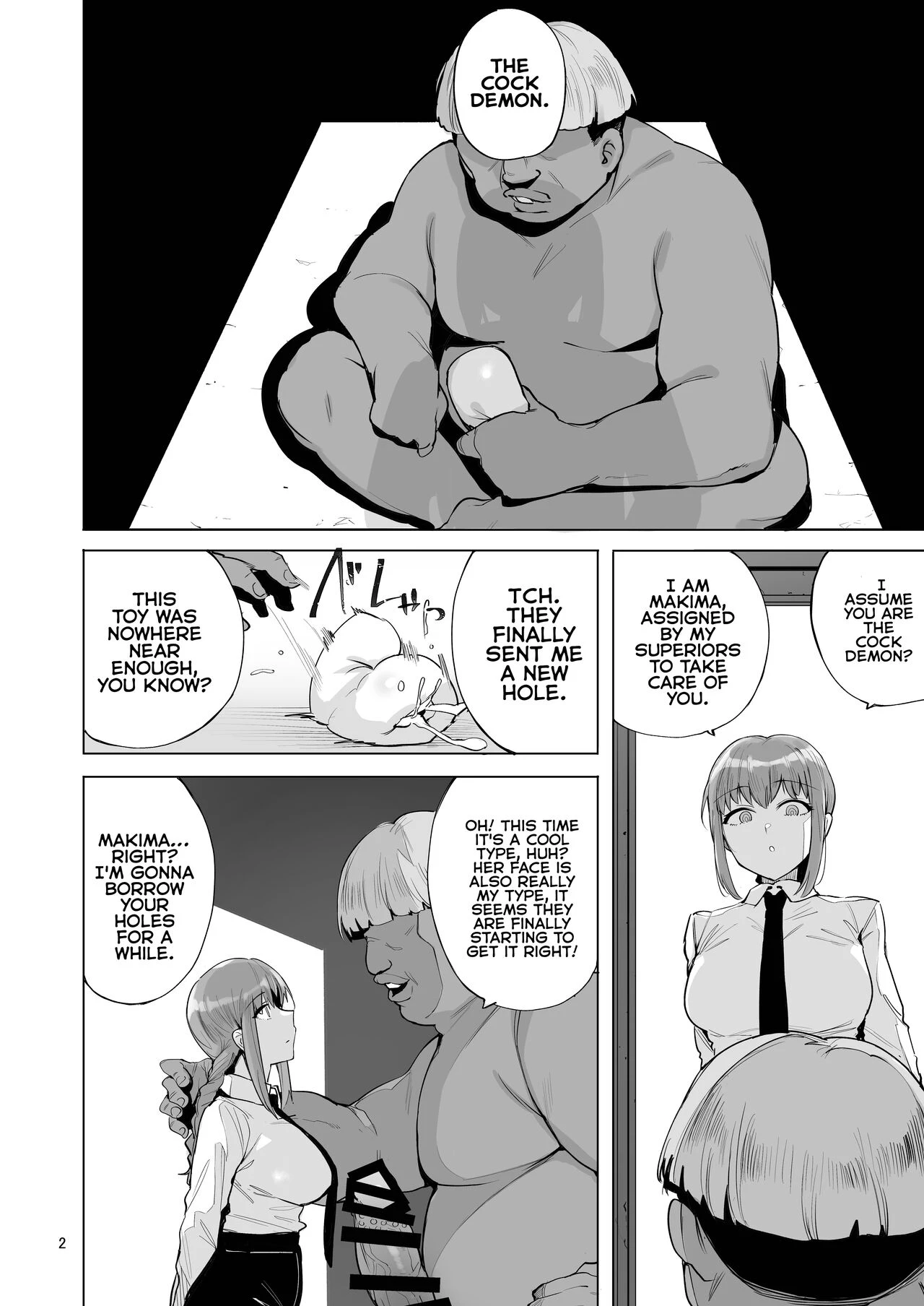 Makima VS Chinpo no Akuma porn comic picture 3