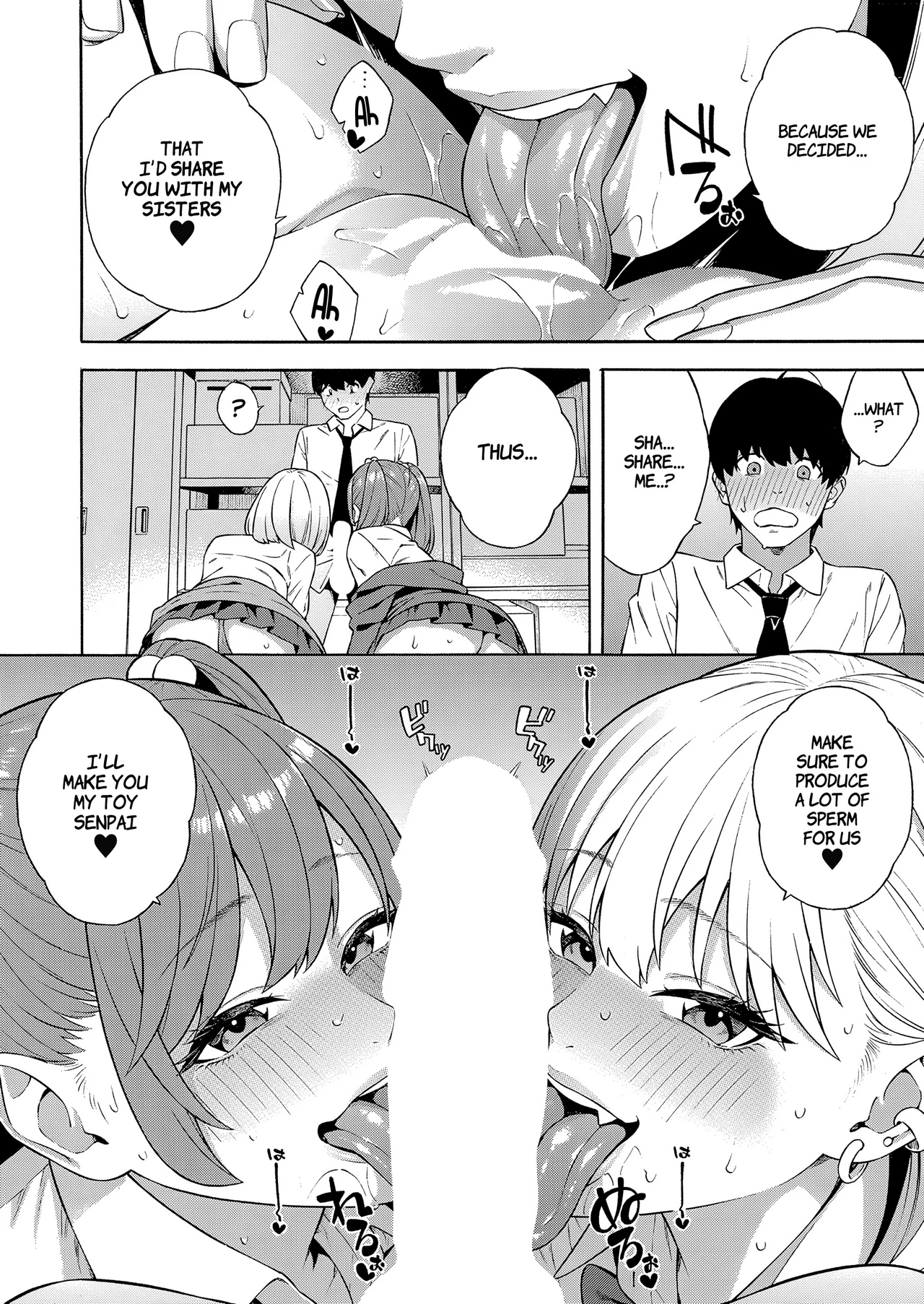 Making a Harem of the Three Bitchy Gal Sisters 2 porn comic picture 32