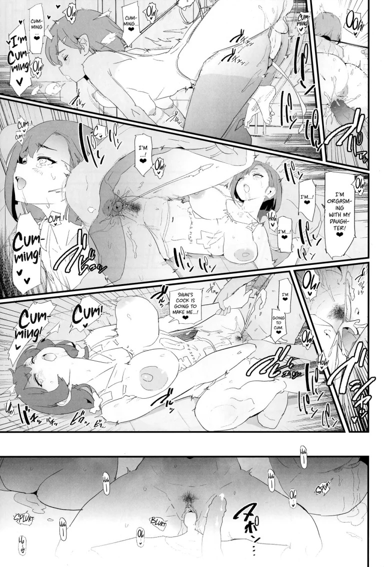 Mama-san Volley de Mama Onaho Kaimakusen! + Onaho Gasshuku Joutou! Buchigire Yankee Shigaraki Mia Sanjou! | Volleyball Mom and Cocksleeve Mom - The Final Battle! porn comic picture 30