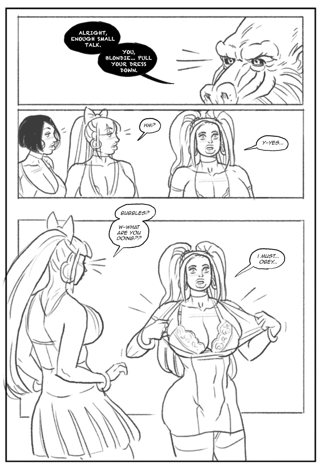 Mandrill vs the Powerpuff Girls porn comic picture 15