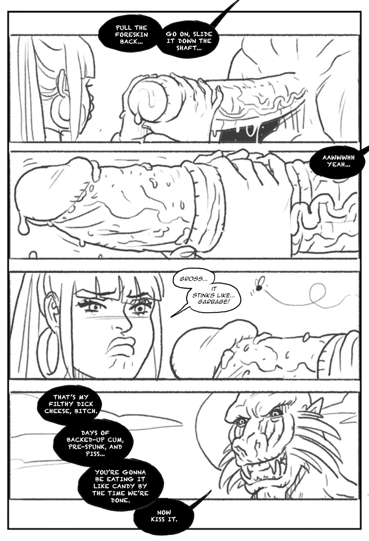 Mandrill vs the Powerpuff Girls porn comic picture 27