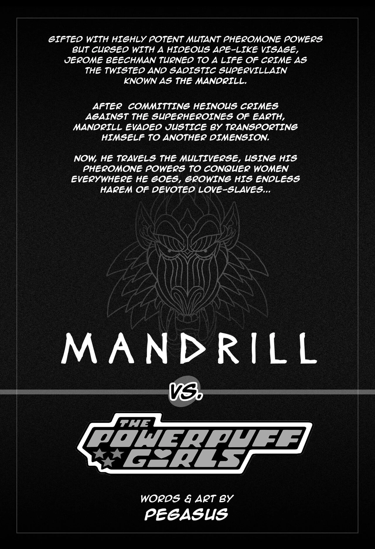 Mandrill vs the Powerpuff Girls porn comic picture 6